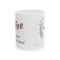"Coffee Because Adulting Is Hard" Ceramic Mug (11oz & 15oz)