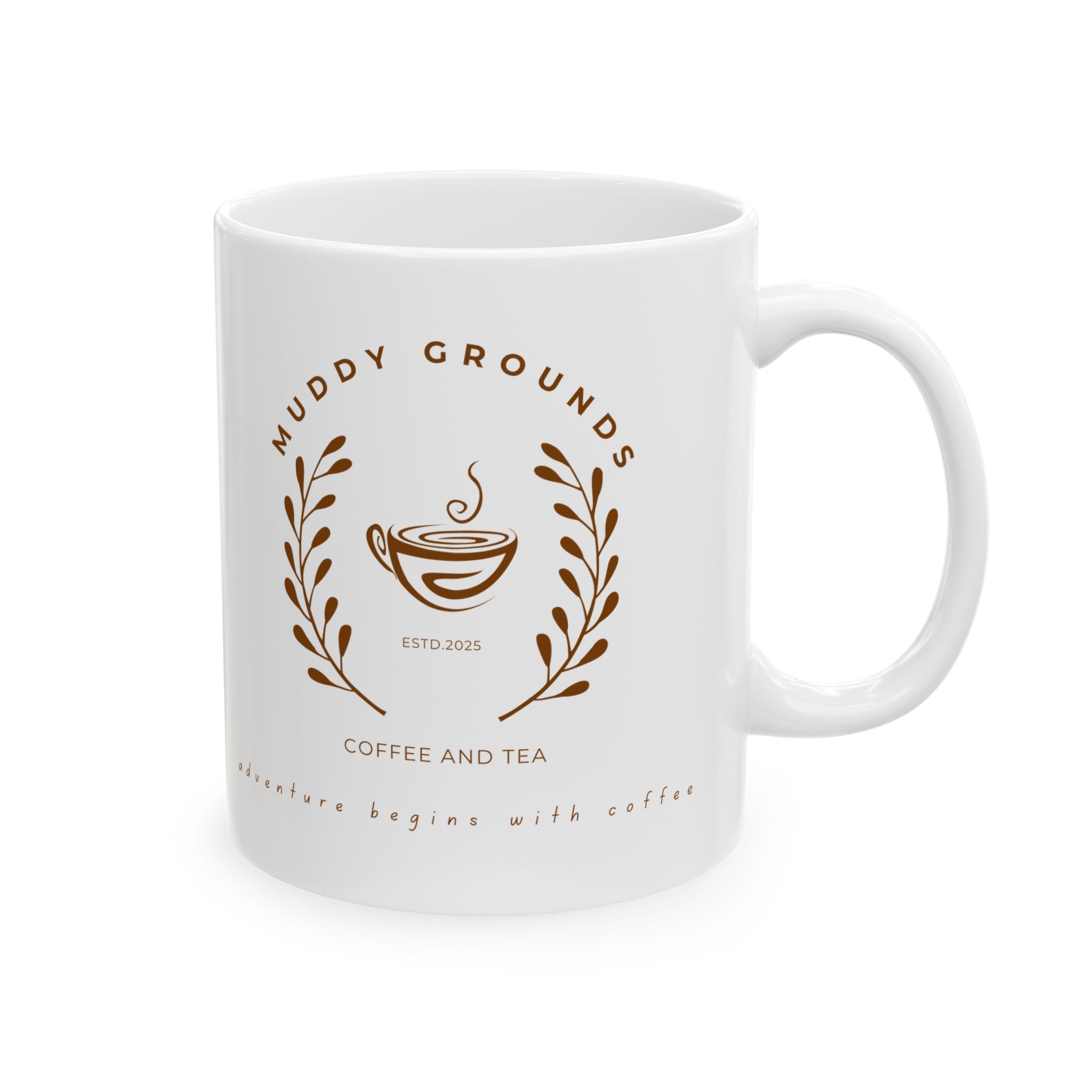 Ceramic Mug — "Maybe She's Born With It, Maybe It's Caffeine"