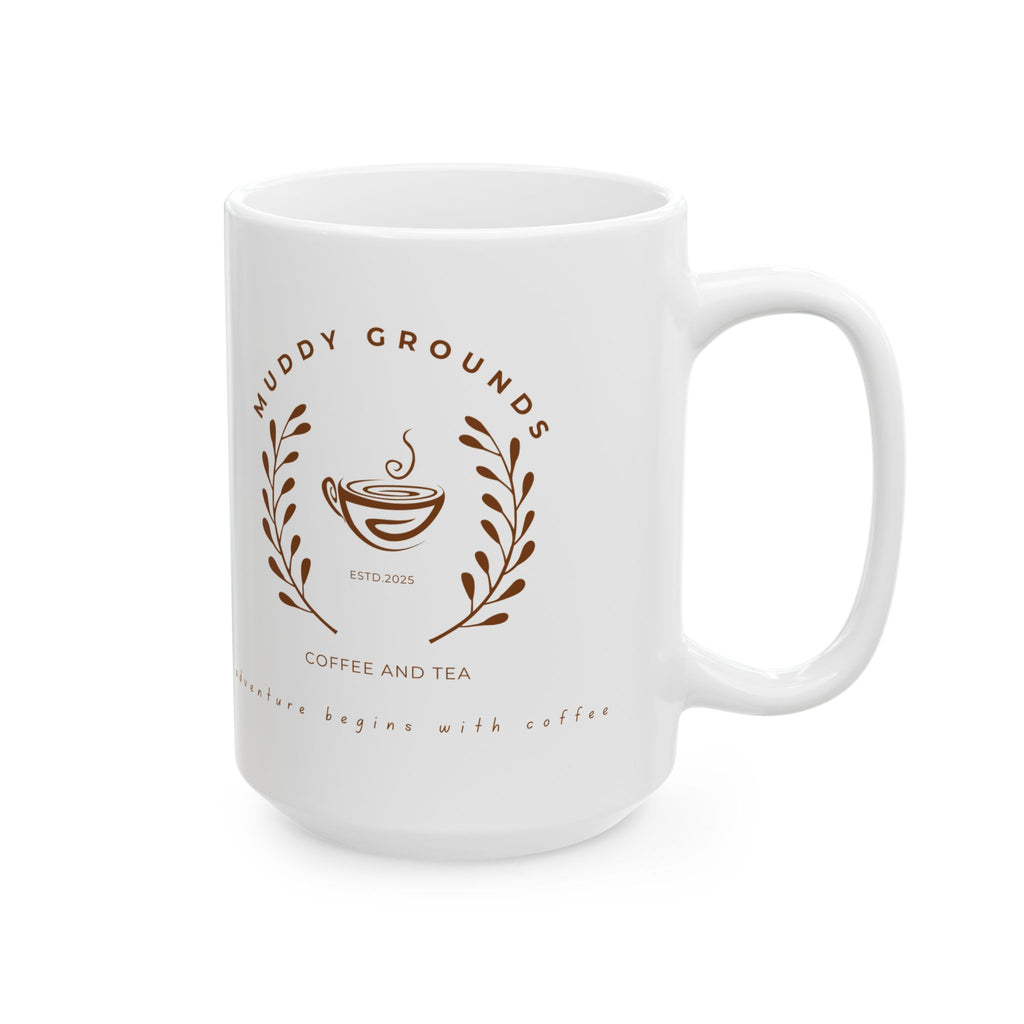 "Coffee Because Adulting Is Hard" Ceramic Mug (11oz & 15oz)