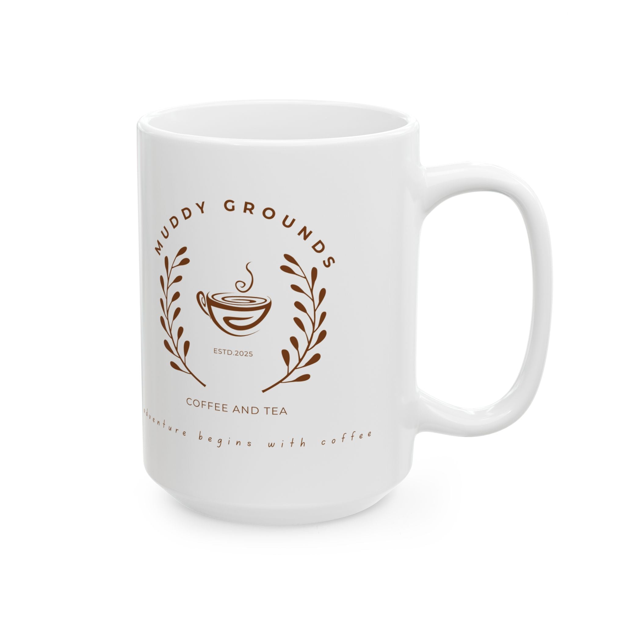 "Coffee Because Adulting Is Hard" Ceramic Mug (11oz & 15oz)